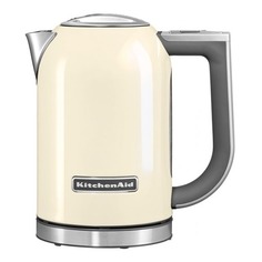 Чайник электрический KITCHENAID 5KEK1722, 2400Вт, серебристый матовый и кремовый