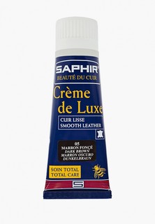 Крем для обуви Saphir темно-коричневый, 75 мл