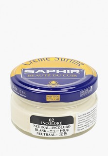 Крем для обуви Saphir прозрачный, 50 мл.