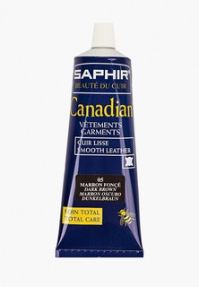 Крем для обуви Saphir Canadian, темно-коричневый, 75 мл