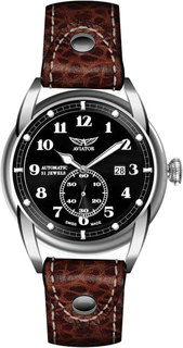 Швейцарские мужские часы в коллекции Vintage Bristol Мужские часы Aviator V.3.07.0.081.4