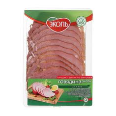 Говядина Эколь копчено-вареная халяль Ekol