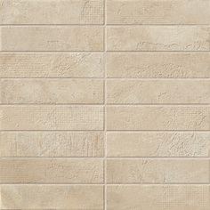Плитка ColiseumGres Гарда Белый Вставка Брик 45x45 см