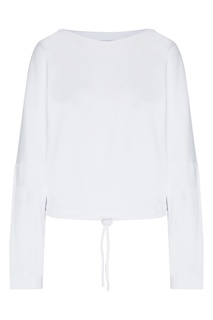 Белая блуза из трикотажа Bikkembergs