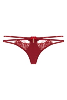 Красные трусы стринги из кружева Talia Agent Provocateur