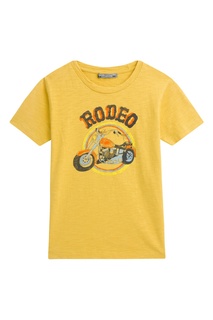 Желтая футболка с принтом Bonpoint