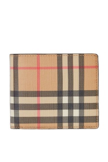 Складной кошелек в клетку Vintage Check Burberry