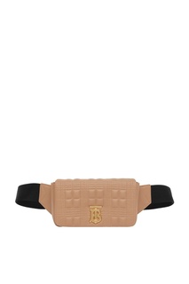 Бежевая поясная сумка Burberry