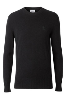 Черный кашемировой пуловер Burberry