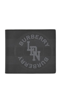 Темно-серый складной бумажник Burberry