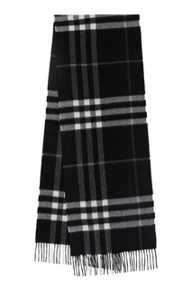 Черный шарф из кашемира Burberry