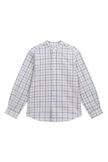 Рубашка с принтом в клетку Bonpoint