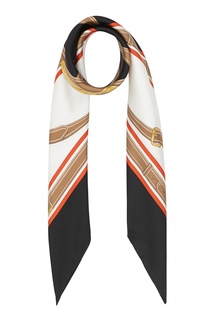 Черный платок с узором Burberry