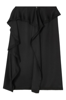 Черная юбка с оборками Burberry