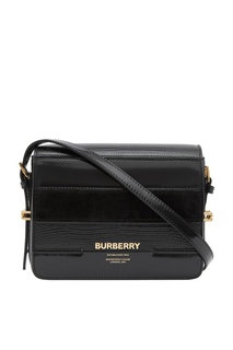 Сумка с принтом Horseferry из комбинированной кожи Burberry