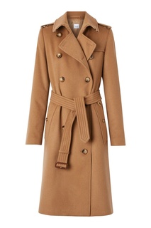 Кашемировый тренч верблюжьего цвета Burberry