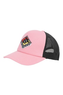 Розовая бейсболка с логотипом Burberry