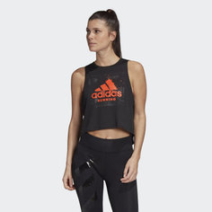 Кроп-топ Fast Graphic adidas Performance