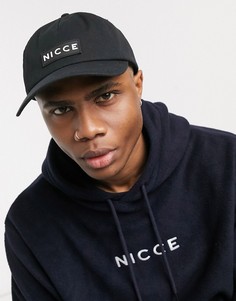 Черная кепка с логотипом Nicce-Черный