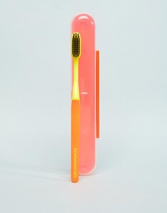 Оранжевая зубная щетка с древесным углем Anatomicals-Бесцветный