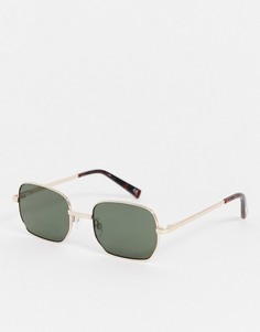 Квадратные солнцезащитные очки Le Specs-Золотой
