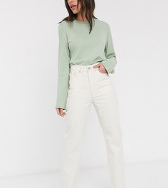 Бежевые джинсы в винтажном стиле из органического хлопка Weekday Row-Бежевый