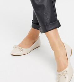 Балетки для широкой стопы Truffle Collection-Neutral