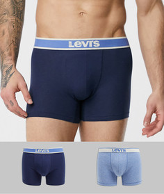 Набор из 2 синих боксеров-брифов Levis-Синий