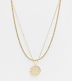 Позолоченное ожерелье с подвесками Orelia-Золотой