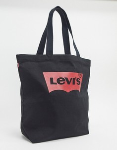 Черная сумка-тоут с логотипом Levis-Черный