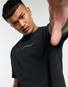Черная oversize-футболка с логотипом Good For Nothing-Черный