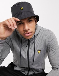 Черная панама из ткани рип-стоп Lyle & Scott-Черный