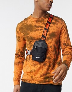 Черная сумка через плечо Nike Advance-Черный