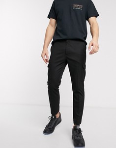 Черные брюки-карго Topman-Черный