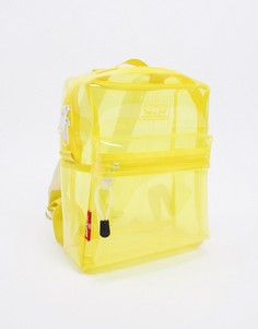Желтый прозрачный рюкзак Levis