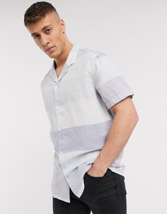 Рубашка в полоску с короткими рукавами Levis-Голубой