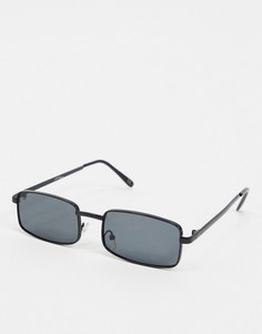 Черные солнцезащитные очки с узкими стеклами Jeepers Peepers-Черный