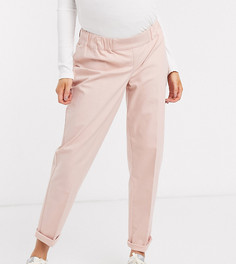 Розовые чиносы ASOS DESIGN Maternity-Розовый цвет