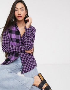 Рубашка в клетку Monki-Мульти