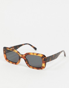 Квадратные солнцезащитные очки в черепаховой оправе & Other Stories-Коричневый цвет
