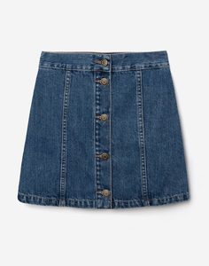 Джинсовая юбка-трапеция Gloria Jeans