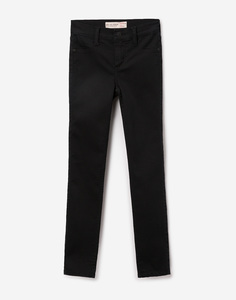 Чёрные облегающие джинсы для девочки Gloria Jeans
