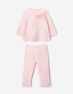 Розовый костюм для малышки Gloria Jeans