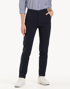 Тёмно-синие классические брюки со стрелками Gloria Jeans