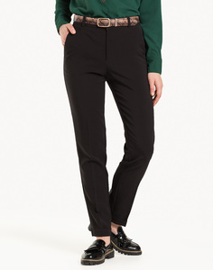 Чёрные классические брюки со стрелками Gloria Jeans