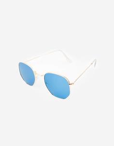 Квадратные солнцезащитные очки голубые Gloria Jeans