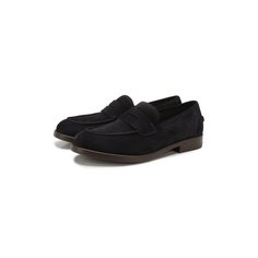 Замшевые пенни-лоферы Salvatore Ferragamo