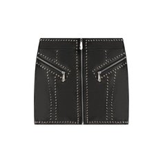 Кожаная юбка Philipp Plein