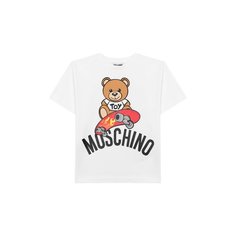 Хлопковая футболка Moschino