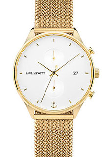 fashion наручные мужские часы Paul Hewitt PH-C-G-W-50S. Коллекция Chrono Line
